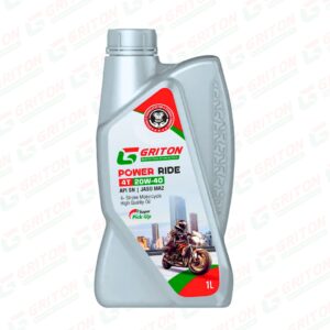 griton power ride 4t 20w 40 motorcycle engine oil (api sn | jaso ma2)